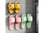 U-shaped Slipper Rack Wall Mounted Perforated Toilet Drainage Storage Rack Carousel 4