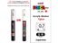 Japan Posca Highlighter Mark Pens 5 Type Tips Water-base High Gloss White Carousel 1