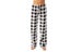 Women's Long Thermal Lined Alo Plaid Pajama Pants With Fuzzy Pack And Soft Carousel 7