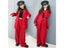 Suit For Girls Red Loose Casual Blazer Wide Leg Pants 12-14 Years Fashion Kid's Carousel 6