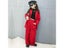 Suit For Girls Red Loose Casual Blazer Wide Leg Pants 12-14 Years Fashion Kid's Carousel 1