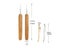 9 Pcs Bent Latch Hook Set For Crochet Hair Extensions Carousel 6