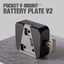TILTA TA-PBP2-V Tilta Pocket V-Mount Battery Plate V2 Quick Release For Carousel 1