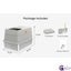CatZest Stainless Steel Litter Box with Lid, Front Entry Top Exit Kitty, Extr... Carousel 3
