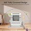 CatZest Stainless Steel Litter Box with Lid, Front Entry Top Exit Kitty, Extr... Carousel 12