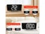 Curved Screen Clock Digital Led Alarm Clock With Temperature Display Large Carousel 5