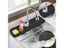 Silicone Faucet Mat Water Ripples Kitchen Faucet Water Catcher Mat Large Sink Carousel 3