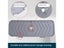 Silicone Faucet Mat Water Ripples Kitchen Faucet Water Catcher Mat Large Sink Carousel 5