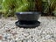$1 Reserve-Striking Black Glazed Planter and Saucer-28cms Carousel 1