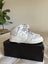 Unisex Jordan 1 mid - white, size 2y Carousel 1