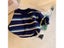 Children's Bear Sweater Autumn Winter Baby Striped Pullover Shirt Carousel 5