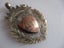 1924 sterling silver with 9ct gold on mid front medal or pendant Carousel 2