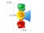 8-tone Colorful Rotating Bell With Sticks Children Toy For Children's Music Carousel 6
