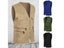 Men Multi-Pocket Classic Waistcoat Casual Sleeveless Jacket Plus Size Slim Fit Carousel 3