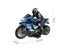 1/ 10 2.4G High Speed Remote Control RC Stunt Motorbike Drift Car 30mins Drive Carousel 8