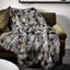 Silver Pheasant Faux Fur Throw by Heirloom Carousel 1