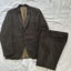 Vintage 1950s Berwick Pure Wool Herringbone Suit NZ Made Carousel 1