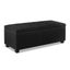 Artiss Large Fabric Storage Ottoman - Black Carousel 1