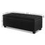 Artiss Large Fabric Storage Ottoman - Black Carousel 2