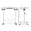 Portable Mobile Laptop Desk Notebook Computer Height Adjustable Table Sit Stand Carousel 2