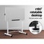 Portable Mobile Laptop Desk Notebook Computer Height Adjustable Table Sit Stand Carousel 4