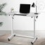 Portable Mobile Laptop Desk Notebook Computer Height Adjustable Table Sit Stand Carousel 7