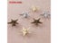 KEDLO European Zinc Alloy Gold Starfish Handle Kitchen Cabinet Ocean Style Carousel 6