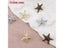 KEDLO European Zinc Alloy Gold Starfish Handle Kitchen Cabinet Ocean Style Carousel 7