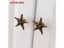 KEDLO European Zinc Alloy Gold Starfish Handle Kitchen Cabinet Ocean Style Carousel 8