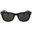 Ray-Ban Sunglasses Folding Wayfarer 4105 Matt Black Green 601S Carousel 1