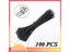100 PCS Self-locking Plastic Nylon Tie Black Fastening Strap Cable-Tie-Set Carousel 3