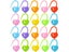50/100pcs Heart Knitting Crochet Markers Locking Stitch Needle Clip Markers Carousel 1