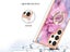 Finger Ring Kickstand Case Cover for Samsung Galaxy S24 Ultra Marble Carousel 2