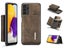 Magnetic Detachable Stand Wallet Case Cover for Samsung Galaxy A13 4G Brown Carousel 1