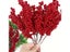 12/1PCS Set Of Bright Red Artificial Christmas Tree Decoration Berries - DIY Carousel 4