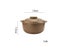 0.8L 1.2L 1.6L Casserole Clay Casserole High Temperature Resistant Household Carousel 3