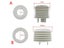 ABS Solar Radiation Shield For 4-20 Floors Weather Station Projector Carousel 3
