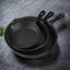 Non Stick Frying Pan Set 3pcs Cast Iron Steak Skillet Bbq Cookware Frypan Carousel 7