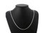 High Quality Silver Color 2MM Women Girls Men Chain Male Twisted Rope Necklace Carousel 3