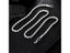 High Quality Silver Color 2MM Women Girls Men Chain Male Twisted Rope Necklace Carousel 5