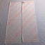 Vintage Japanese Pink Diagonal Stripe Silk Fabric Pieces Kimono Panels X2 Carousel 2