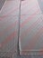 Vintage Japanese Pink Diagonal Stripe Silk Fabric Pieces Kimono Panels X2 Carousel 4