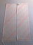 Vintage Japanese Pink Diagonal Stripe Silk Fabric Pieces Kimono Panels X2 Carousel 1