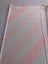 Vintage Japanese Pink Diagonal Stripe Silk Fabric Pieces Kimono Panels X2 Carousel 6