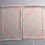 Vintage Japanese Pink Diagonal Stripe Silk Fabric Pieces Kimono Panels X2 Carousel 9