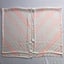 Vintage Japanese Pink Diagonal Stripe Silk Fabric Pieces Kimono Panels X2 Carousel 14