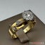 18ct Yellow Gold 0.27ct TDW Diamond Cluster Ring ~ $4,400! Carousel 2