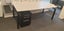 Straight office desk / White office desk Carousel 4
