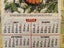 VINTAGE CALENDAR: Savings Calendar of Native Insects / NZ Savings Committee 1958 Carousel 5