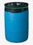 Drum Liners 44 Gallon 200 Liter - Black Poncho - QTY 5 Carousel 1